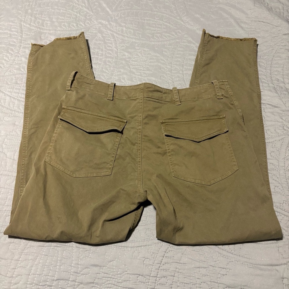 NILI LOTAN Jenna Pant Olive Green Sz 8 - Picture 7 of 16